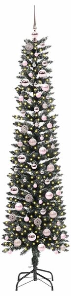 Umělý vánoční stromeček Zelená 210 cm PVC, plast a ocel 3395954