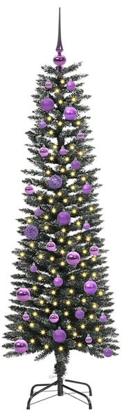 Umělý vánoční stromeček Zelená 150 cm PVC, plast a ocel 3395934