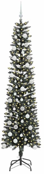 Umělý vánoční stromeček Zelená 210 cm PVC, plast a ocel 3395955