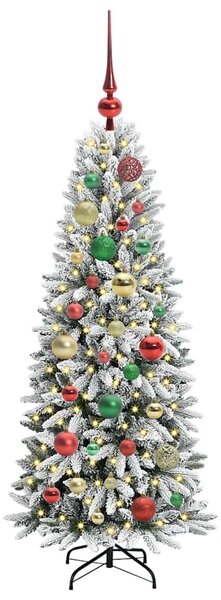 Umělý vánoční stromeček Bílá 120 cm PVC, plast, ocel a PE 3396029