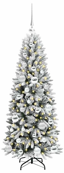 Umělý vánoční stromeček Bílá 120 cm PVC, plast, ocel a PE 3396026