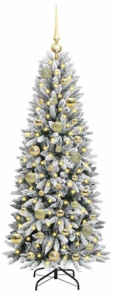 Umělý vánoční stromeček Bílá 120 cm PVC, plast, ocel a PE 3396025