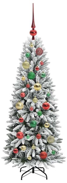 Umělý vánoční stromeček Bílá 120 cm PVC, plast, ocel a PE 3396029