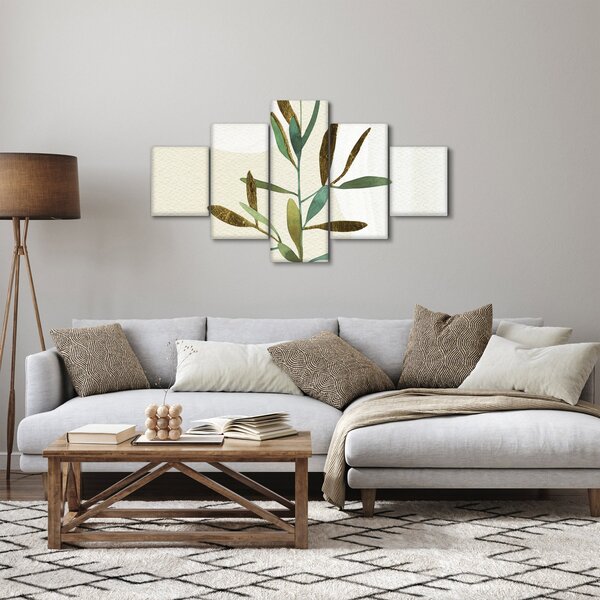 Obraz - Akvarelová větvička N⁰2 (125x70 cm)