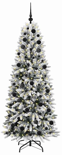 Umělý vánoční stromeček Bílá 180 cm PVC, plast, ocel a PE 3396046