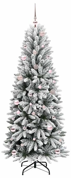 Umělý vánoční stromeček Bílá 150 cm PVC, plast, ocel a PE 3396035