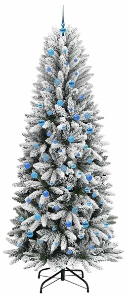 Umělý vánoční stromeček Bílá 240 cm PVC, plast, ocel a PE 3396076