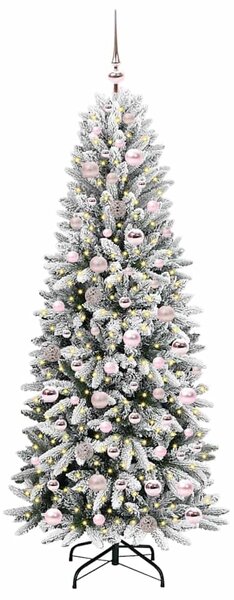 Umělý vánoční stromeček Bílá 180 cm PVC, plast, ocel a PE 3396047