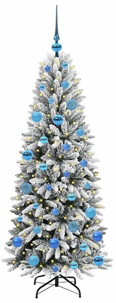 Umělý vánoční stromeček Bílá 150 cm PVC, plast, ocel a PE 3396040