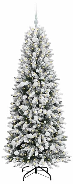 Umělý vánoční stromeček Bílá 180 cm PVC, plast, ocel a PE 3396048
