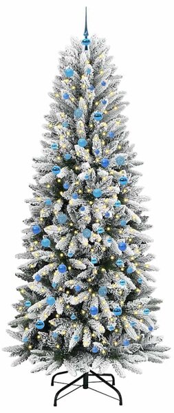 Umělý vánoční stromeček Bílá 240 cm PVC, plast, ocel a PE 3396076