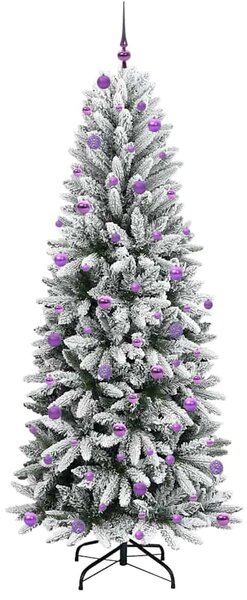 Umělý vánoční stromeček Bílá 240 cm PVC, plast, ocel a PE 3396075