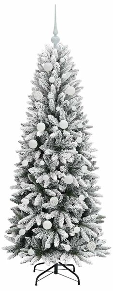 Umělý vánoční stromeček Bílá 150 cm PVC, plast, ocel a PE 3396036