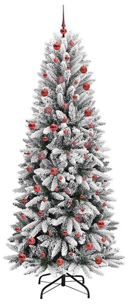 Umělý vánoční stromeček Bílá 210 cm PVC, plast, ocel a PE 3396057