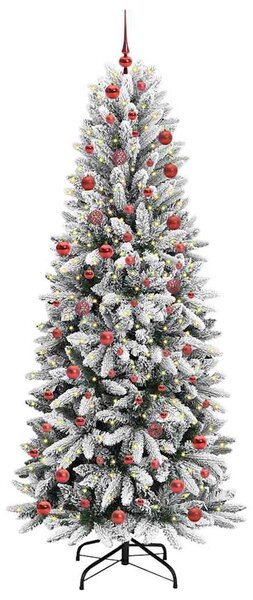 Umělý vánoční stromeček Bílá 210 cm PVC, plast, ocel a PE 3396057