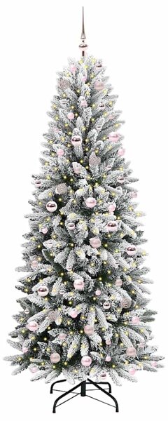Umělý vánoční stromeček Bílá 210 cm PVC, plast, ocel a PE 3396059