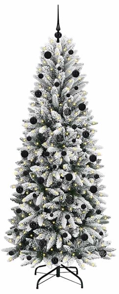 Umělý vánoční stromeček Bílá 210 cm PVC, plast, ocel a PE 3396058