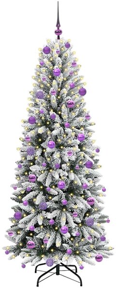 Umělý vánoční stromeček Bílá 180 cm PVC, plast, ocel a PE 3396051