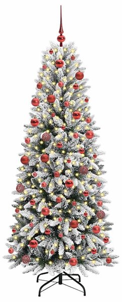 Umělý vánoční stromeček Bílá 180 cm PVC, plast, ocel a PE 3396045