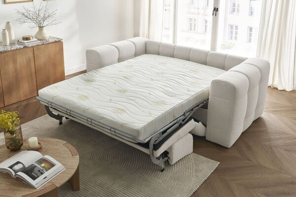 -25 % Dny MOMENTI– Bobochic Paris Béžová rozkládací pohovka Cloud 228 cm
