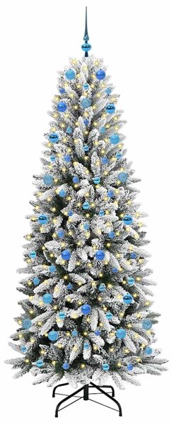 Umělý vánoční stromeček Bílá 210 cm PVC, plast, ocel a PE 3396064