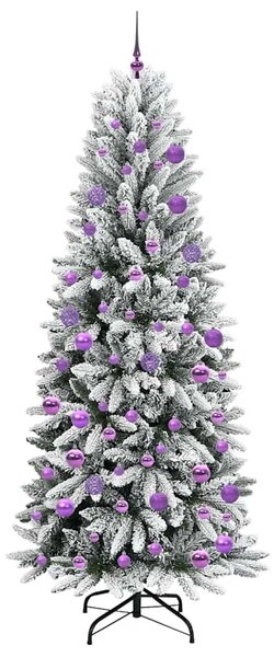 Umělý vánoční stromeček Bílá 210 cm PVC, plast, ocel a PE 3396063
