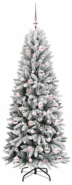 Umělý vánoční stromeček Bílá 180 cm PVC, plast, ocel a PE 3396047