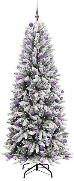 Umělý vánoční stromeček Bílá 240 cm PVC, plast, ocel a PE 3396075