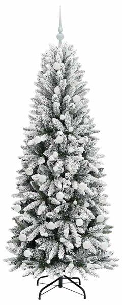 Umělý vánoční stromeček Bílá 180 cm PVC, plast, ocel a PE 3396048