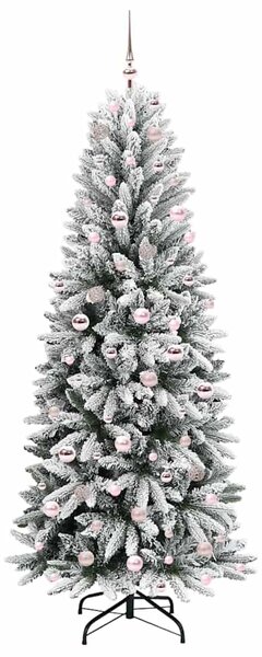 Umělý vánoční stromeček Bílá 210 cm PVC, plast, ocel a PE 3396059