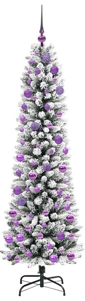 Umělý vánoční stromeček Bílá 180 cm PVC, kov a plast 3396111