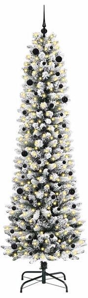 Umělý vánoční stromeček Bílá 240 cm PVC, kov a plast 3396130
