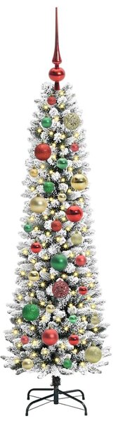 Umělý vánoční stromeček Bílá 120 cm PVC, kov a plast 3396089