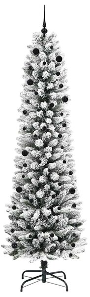 Umělý vánoční stromeček Bílá 240 cm PVC, kov a plast 3396130