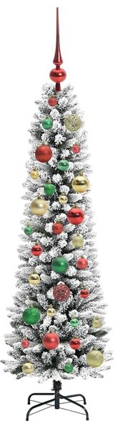 Umělý vánoční stromeček Bílá 120 cm PVC, kov a plast 3396089