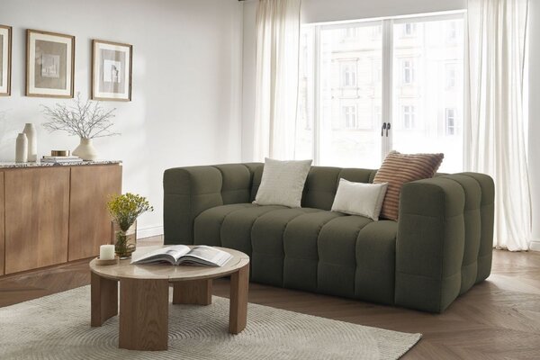 -25 % Dny MOMENTI– Bobochic Paris Zelená rozkládací pohovka Cloud 228 cm