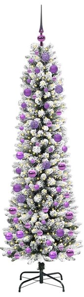 Umělý vánoční stromeček Bílá 180 cm PVC, kov a plast 3396111