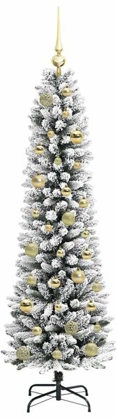 Umělý vánoční stromeček Bílá 150 cm PVC, kov a plast 3396097
