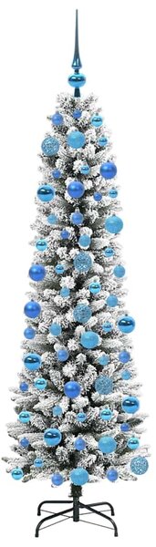 Umělý vánoční stromeček Bílá 180 cm PVC, kov a plast 3396112