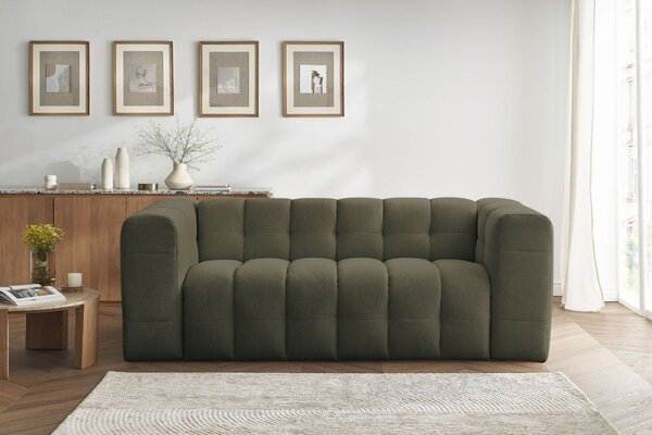 -25 % Dny MOMENTI– Bobochic Paris Zelená rozkládací pohovka Cloud 228 cm