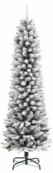 Umělý vánoční stromeček Bílá 150 cm PVC, kov a plast 3396095