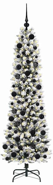 Umělý vánoční stromeček Bílá 180 cm PVC, kov a plast 3396106