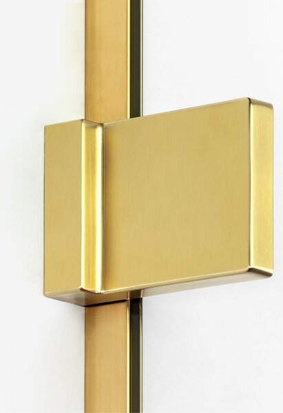 New Trendy Avexa Gold Shine sprchový kout 90x90 cm zlatá lesk/průhledné sklo EXK-3842