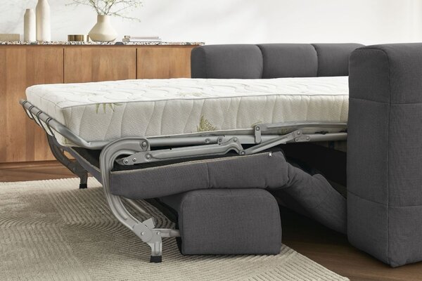 -25 % Dny MOMENTI– Bobochic Paris Tmavě šedá rozkládací pohovka Cloud 228 cm