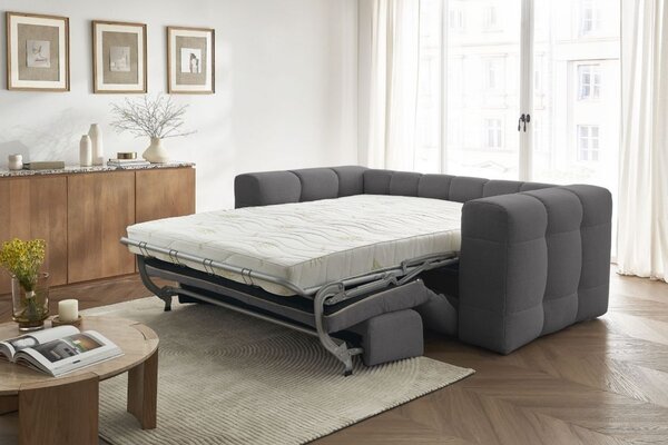 -25 % Dny MOMENTI– Bobochic Paris Tmavě šedá rozkládací pohovka Cloud 228 cm