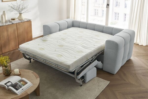 -25 % Dny MOMENTI– Bobochic Paris Světle šedá rozkládací pohovka Cloud 228 cm