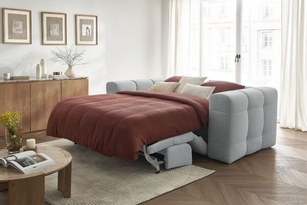 -25 % Dny MOMENTI– Bobochic Paris Světle šedá rozkládací pohovka Cloud 228 cm
