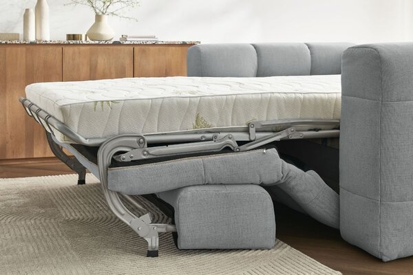 -25 % Dny MOMENTI– Bobochic Paris Světle šedá rozkládací pohovka Cloud 228 cm