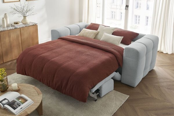 -25 % Dny MOMENTI– Bobochic Paris Světle šedá rozkládací pohovka Cloud 228 cm