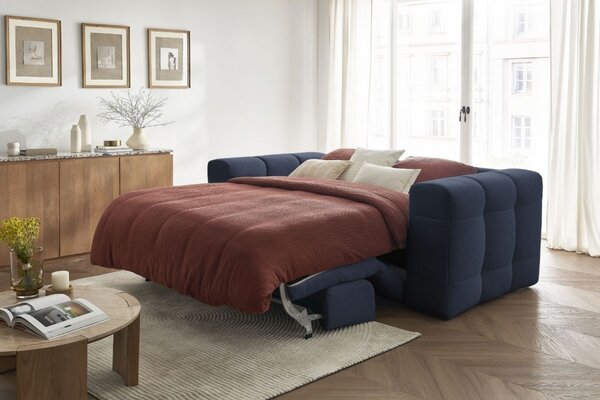 -25 % Dny MOMENTI– Bobochic Paris Tmavě modrá rozkládací pohovka Cloud 228 cm